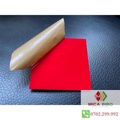 Tấm mica màu đỏ, dày 2mm, nhiều kích thước .Mica