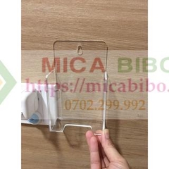 Hộp mica treo tường chuyên dùng đựng điện thoại đang sạc pin- Có nhiều màu