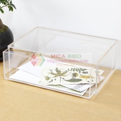 HỘP MICA - 1 HỘC KÉO 25 x 17 x 9 cm