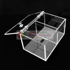 Hộp Mica 2 ngăn cao cấp (DxRxC)
