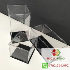 Hộp mica trưng bày sản phẩm, dài 40cm, rộng 20cm 30cm, dày 2mm 3mm