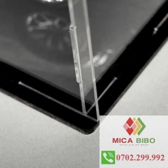 55 Size, dày 3mm, Hộp Mica trưng bày sản phẩm mô hình, đồ sưu tầm, chống bụi, dạng lắp ráp