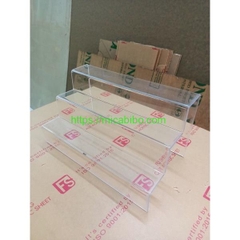 Kệ Mica trưng bày sản phẩm, Dày 3mm, trưng bày mô hình, quà tặng nhiều tầng WCF, figure dạng bậc thang, nhiều màu sắc