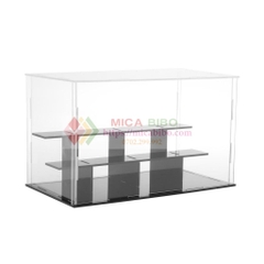 Hộp Mica Trưng Bày Mô Hình Kèm 2 Tầng - Chống Bụi Bẩn - Loại Lắp Ghép