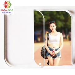 Khung ảnh để bàn nam châm trang trí, bảo vệ, trưng bày ảnh photocard deco