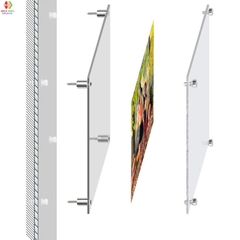 Khung tranh ảnh mica trong treo tường, Size lớn 60x60cm, 60x70cm, 60x80cm, 60x90cm, tặng kèm ốc vít