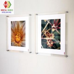 Khung ảnh mica treo tường A3 B3 A4 B4, size lớn, nhiều kích thước, thiết kế theo yêu cầu