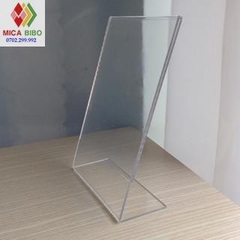 Menu mica hiển thị 1 mặt chữ L kích thước A3, A4, A5, A6, A7...