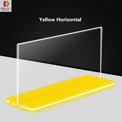 Menu mica A4 ngang 30x21cm, nhiều màu, Kệ menu đế lùa trong suốt, bảng mica đẹp