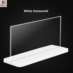 Menu mica A6 ngang (15x10cm),Card Stand loại đẹp đế lùa