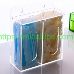 Hộp đựng khẩu trang 2 ngăn - Mica