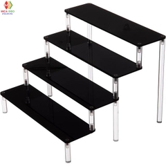 Kệ mica trưng bày nhiều tầng 40x8x5cm mỗi tầng - nhiều kích thước - nhiều màu