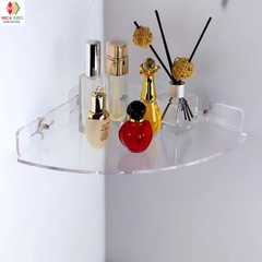 Kệ Mica treo tường phòng ngủ, nhà tắm, Giá treo tường, dày 5mm