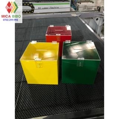 Thùng phiếu, thùng bốc thăm, nắp trong suốt, Dày 3mm, nhiều màu, nhiều kích thước
