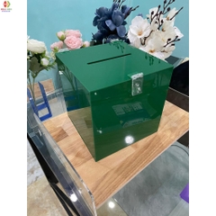 Thùng phiếu, hòm phiếu, hòm bốc thăm, hòm từ thiện mica, nhiều màu sắc