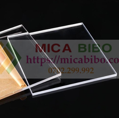Hộp mica có nắp đậy, nhiều màu sắc, nhiều kích thước, thiết kế theo yêu cầu