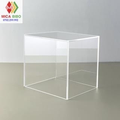 hộp mica 5 mặt, nhiều màu, nhiều kích thước, dày 3mm