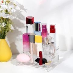 Kệ mica dày 4mm trưng bày sản phẩm, nước hoa, mô hình, trang sức, nhiều tầng, lắp ghép