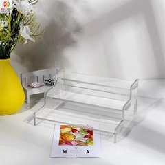 Kệ mica dày 4mm trưng bày sản phẩm, nước hoa, mô hình, trang sức, nhiều tầng, lắp ghép