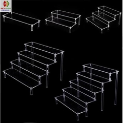 Kệ mica trưng bày nhiều tầng 20x8x5cm mỗi tầng - nhiều kích thước - nhiều màu