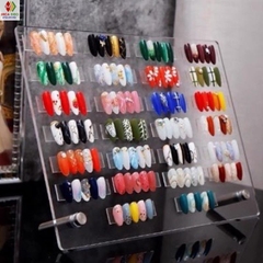 Bảng trưng bày móng, mica trong suốt, bảng trưng bày nail