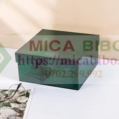 Hàng cao cấp, Hộp mica có nắp đậy trang sức, Mỹ phẩm, hoặc làm kệ trưng bày sản phẩm, nhiều màu sắc