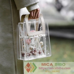 Hộp mica quà tặng hoa, đựng hoa, trang trí sản phẩm, trưng bày Bánh, trái cây, nắp đậy hít nam châm, nhiều kích thước