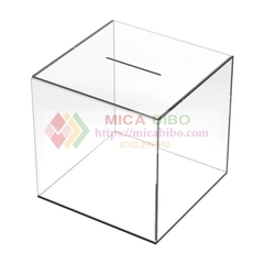 Hộp mica đề dành, dán kín 6 mặt, nhiều kích thước
