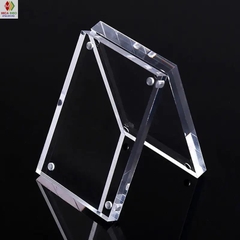 Khung ảnh để bàn/dán tường nam châm trang trí, dày 10mm ( mỗi tấm dày 5mm ) bảo vệ, trưng bày ảnh photocard deco