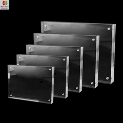 Khung ảnh để bàn/dán tường nam châm trang trí, dày 10mm ( mỗi tấm dày 5mm ) bảo vệ, trưng bày ảnh photocard deco