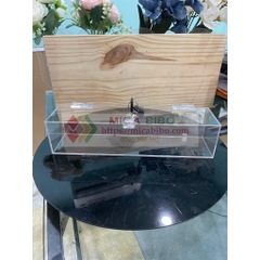 Hộp mica có nắp kèm ổ khóa, hộp đựng thực phẩm, cất giữ trang sức, nhiều kích thước