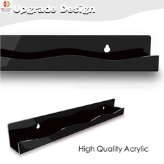 Kệ trưng bày Nail, nước sơn, son, treo tường, dày 3mm, kèm miếng dán ốc vít, nhiều màu sắc