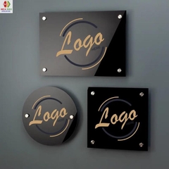 Bảng hiệu doanh nghiệp acrylic, Ký hiệu số nhà với logo của bạn, Biển hiệu địa chỉ được cá nhân, Bảng hiệu cửa hàng