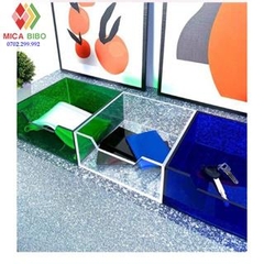 Acrylic Thùng Bảo Quản Cho Cà Phê, Viên Ăn Nhẹ, Văn Phòng Phẩm, Mỹ Phẩm, Hộp Acrylic Trong suốt