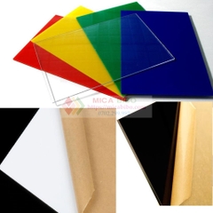 Kệ mica trưng bày sản phẩm, dày 3mm, nhiều tầng, nhiều màu sắc
