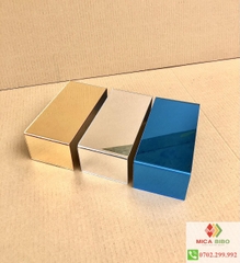 Kệ Mica tráng gương Chữ U, nhiều màu, nhiều kích thước, Dày 3mm