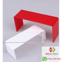 Kệ Mica Chữ U, nhiều màu, nhiều kích thươc, Dày 2mm 3mm 4mm