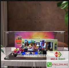 Hộp mica trưng bày Lego, lắp ráp, dày 3mm, nhiều kích thước.