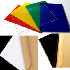 Kệ mica trưng bày sản phẩm, dày 3mm, nhiều tầng, nhiều màu sắc, lắp ráp.