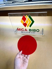 Tấm Mica tròn 6cm - dày 2mm - nhiều màu sắc