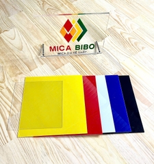 Tấm mica dày 3mm nhiều kích thước, nhiều màu