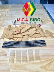Bảng tên cài áo thay tên chất liệu Mica – Bảng kìm cài nam châm hít cực mạnh, 60x22mm