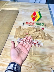 Combo 10 cái thẻ tên - Bảng tên - Thẻ cài ngực mica kim băng, 70x25mm