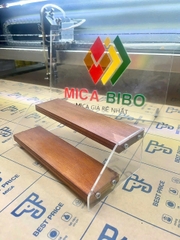 Kệ Gỗ Kết Hợp Mica Trưng Bày Mô Hình Mỹ Phẩm Nước Hoa  7 Tầng