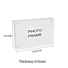 Khung Ảnh Bằng Acrylic Trong Suốt Đơn Giản Dùng Trang Trí Diy