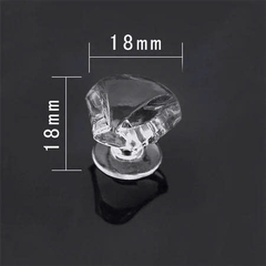 Tay nắm mica trong suốt