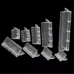 Bản lề nhựa mica trong suốt 6.5cm dùng làm hộp mica,thùng phiếu