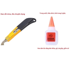 Dao cắt mica chuyên dụng tặng kèm 2 lưỡi dao dự phòng