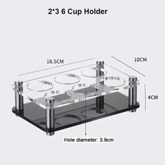 Khay ly rượu mica dùng cho quán bar, nhà hàng, tiệc cưới