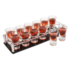 Khay ly rượu mica dùng cho quán bar, nhà hàng, tiệc cưới